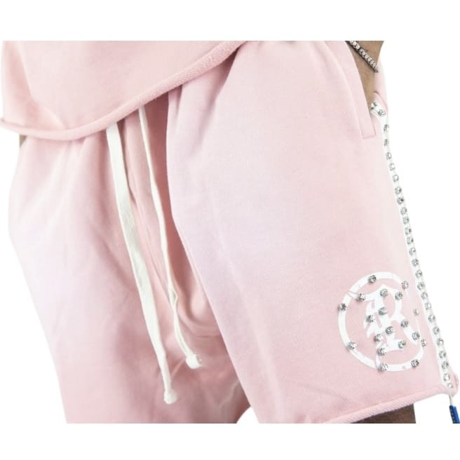R3bel Denim Shady French Terry Set (Pink)