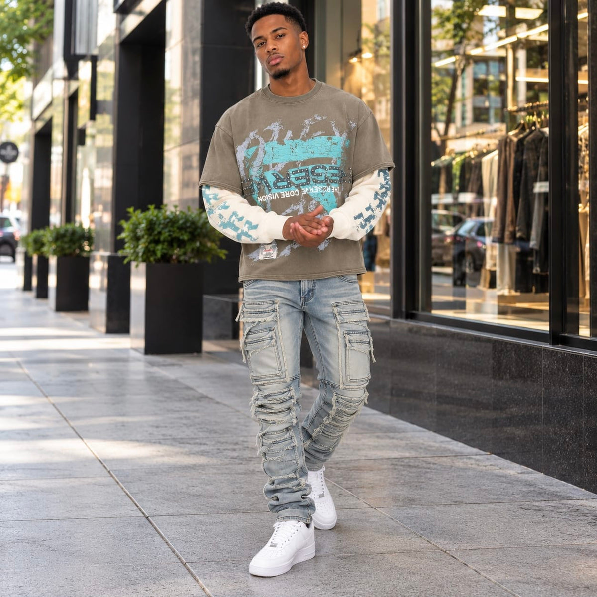 GFTD La Truth Thermal Tee (Mink)