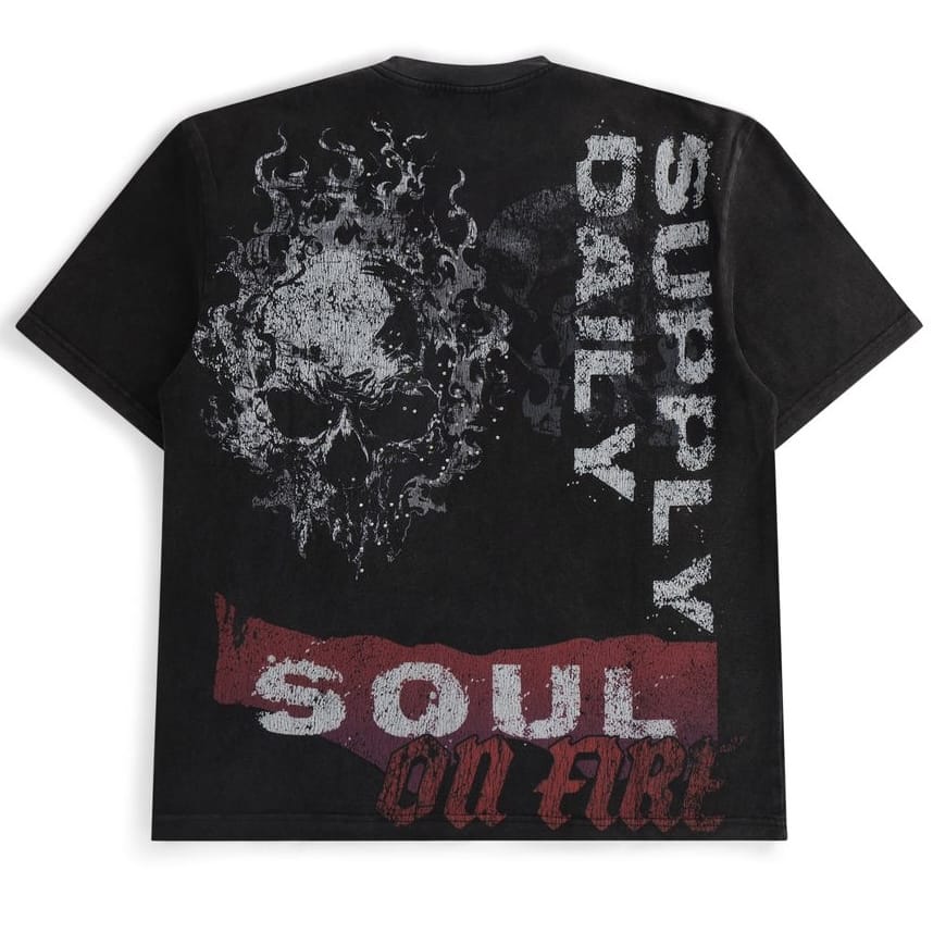 Supply Studios Soul On Fire Tee (Black) SPT26-9