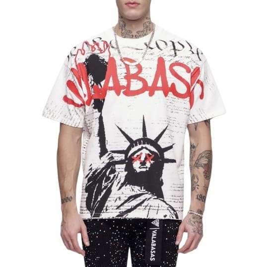 Valabasas Freedom Tee (White) VLBS-VT1-1104