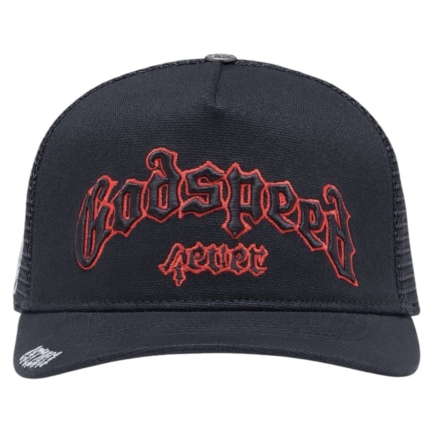 Godspeed GS Forever Trucker Hat (Black/Red)