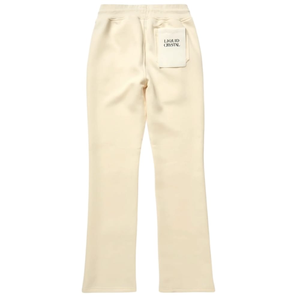 Liquid Crystals Chenille Hoodie & Pants Set (Cream)