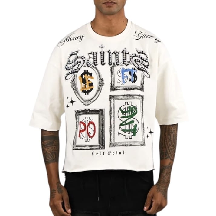 Left Point Money Gallery Tee (Off White)