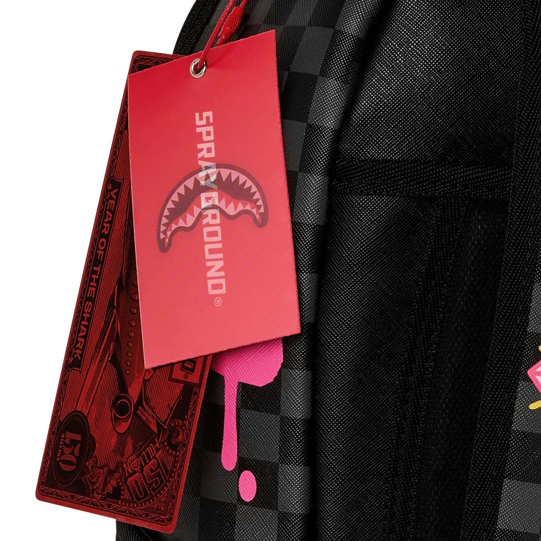 Sprayground Pink Panther Diamond Shark Backpack