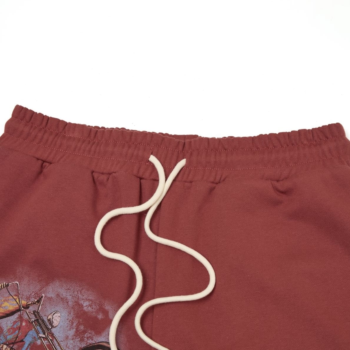 Almost Someday Chopper French Terry Short (Red) AS-S26-101