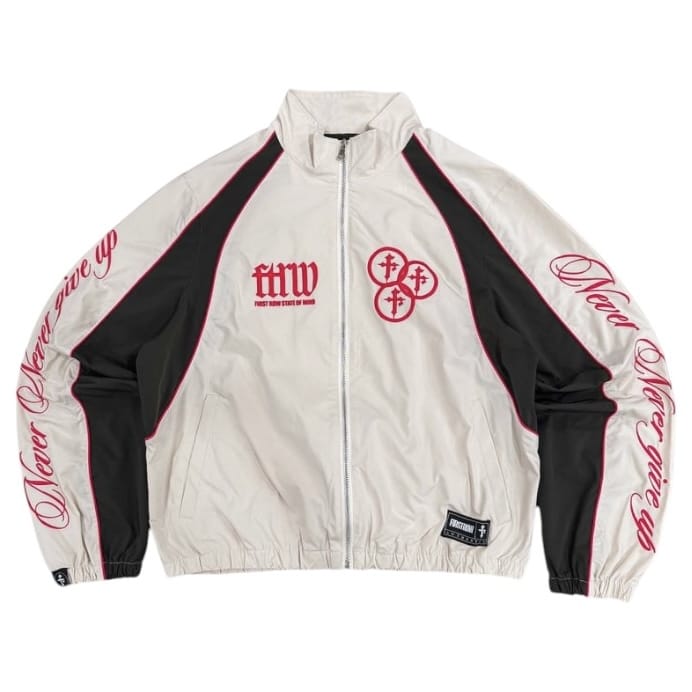 First Row Property Track Jacket & Pants Set (Ecru)