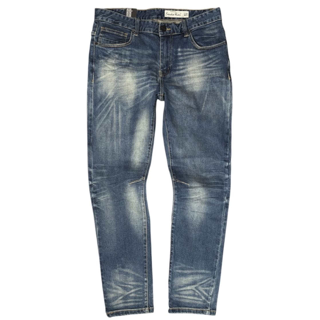 Smoke Rise Essential Dry Effect Washed Jean (Prestige Blue)