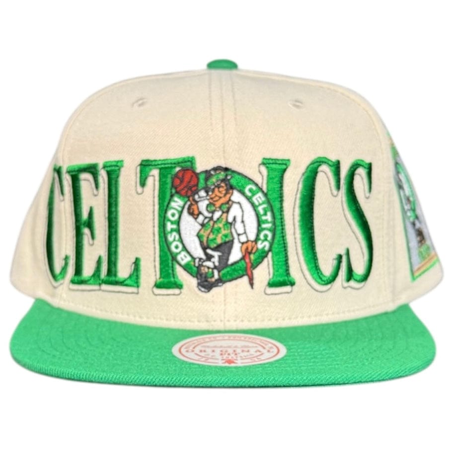 Mitchell & Ness Nba Boston Celtics Across The Board Snapback (Cream)
