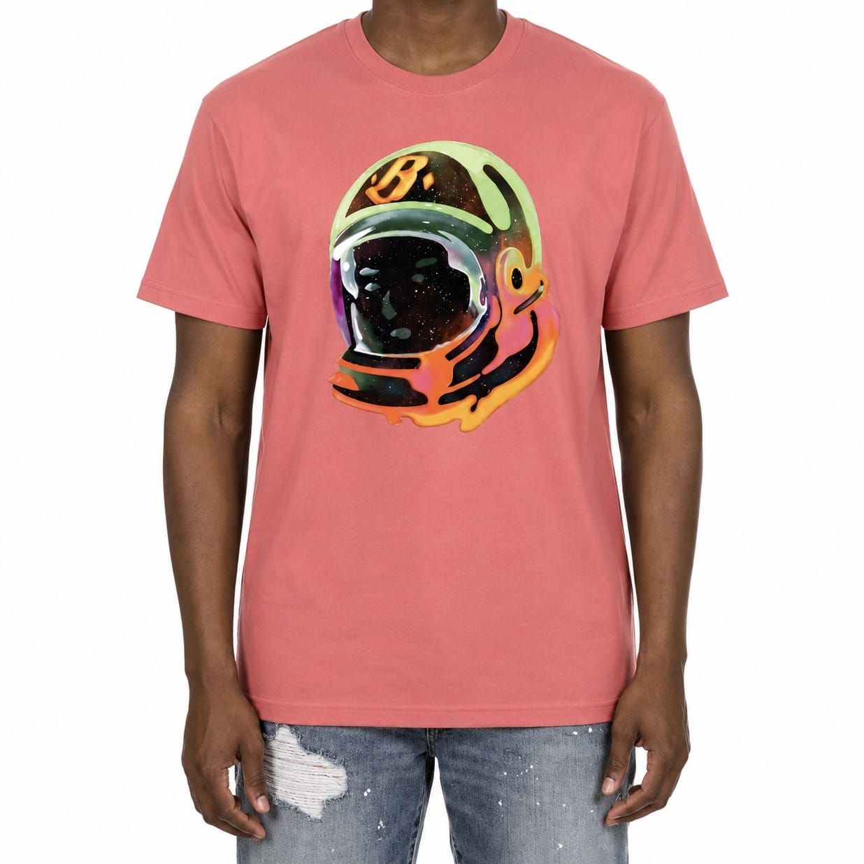 Billionaire Boys Club BB Helmet SS Tee (Desert Rose) 861-4206