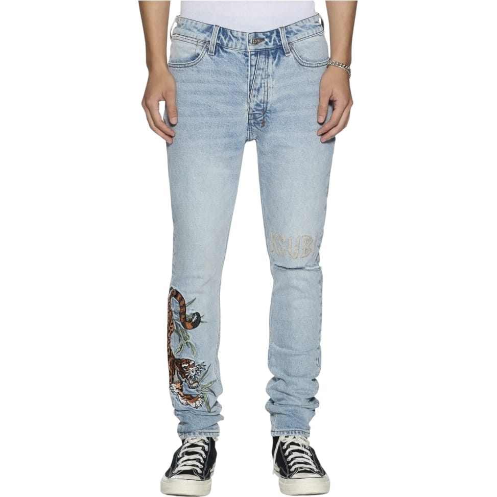 Ksubi Van Winkle Duke 4Eva Denim Jean (Light Indigo Denim) MPF26DJ020