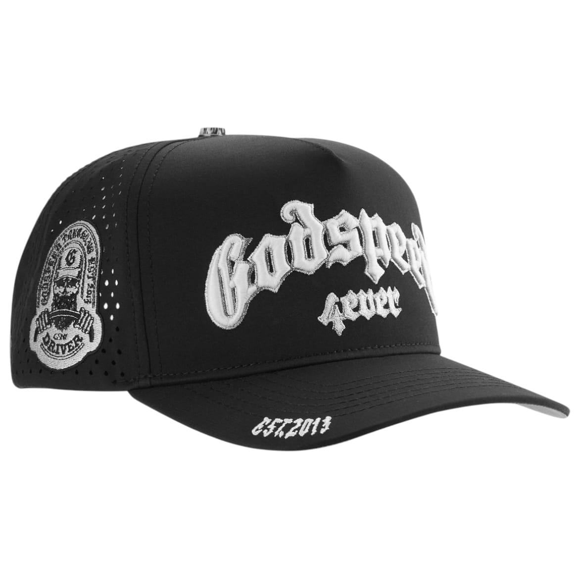 Godspeed Og Logo Snapback Hat (Black/White)