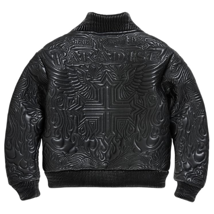 Kids See You In Paradise Sinister Bomber Jacket (Black)