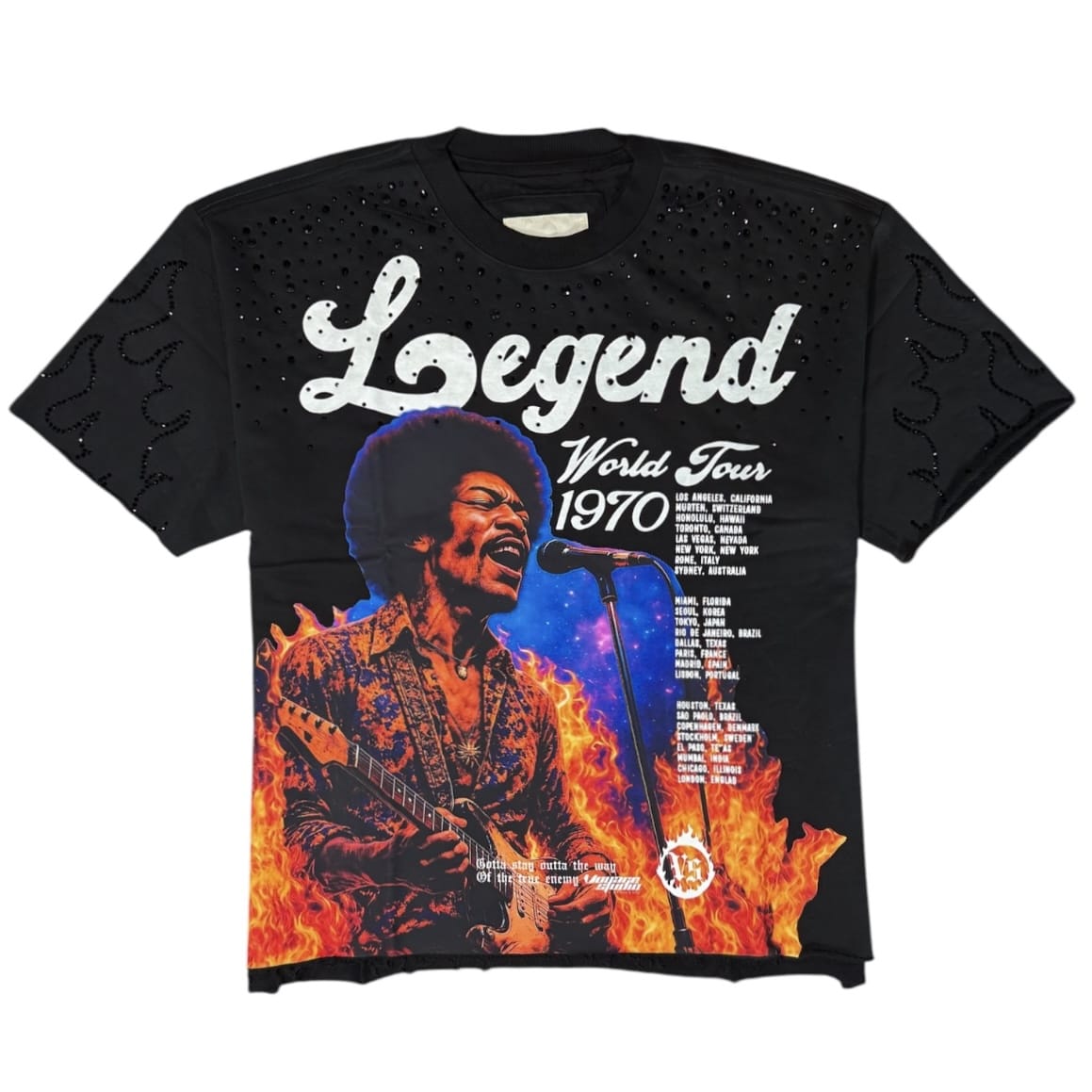 Voyage Studio Legend World Tour Tee (Black) 63T03-BK