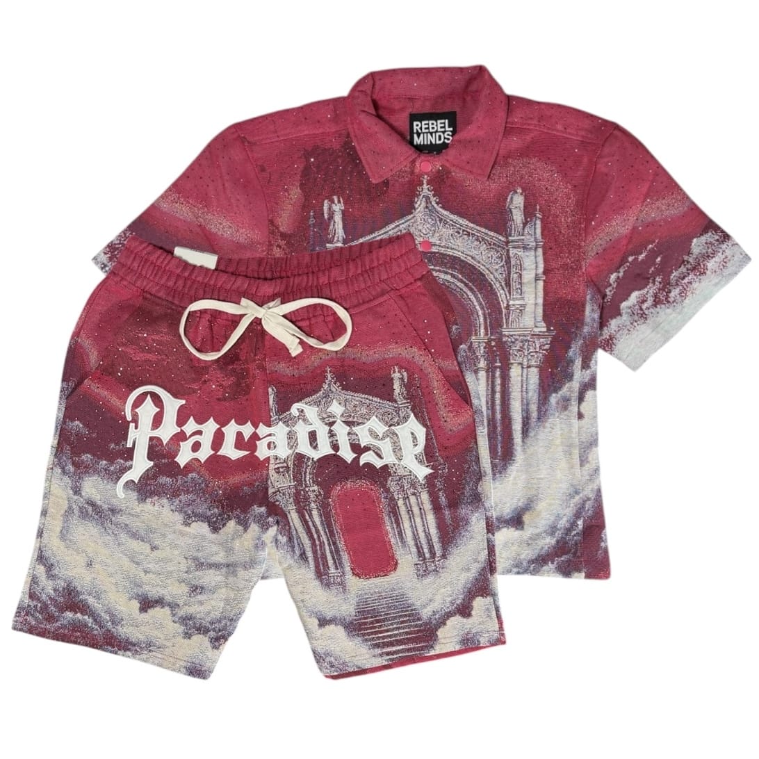 Rebel Minds Paradise Tapestry Set (Wine)