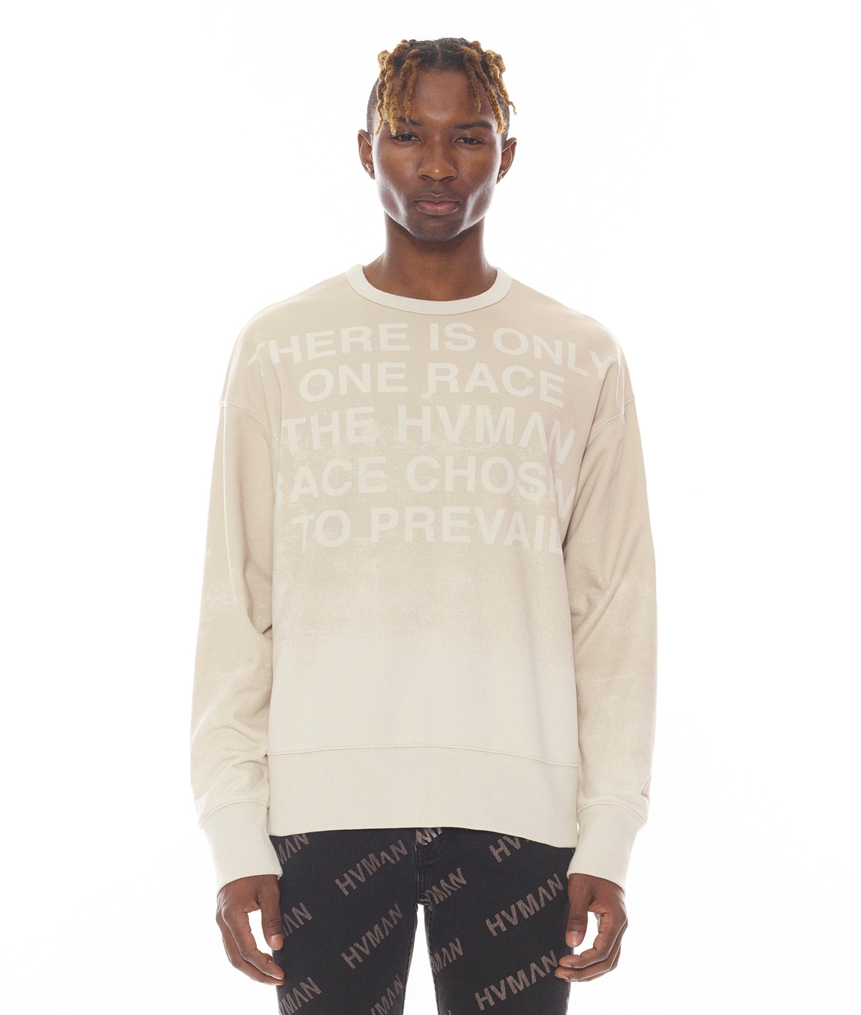CREW SWEATSHIRT IN CREAM