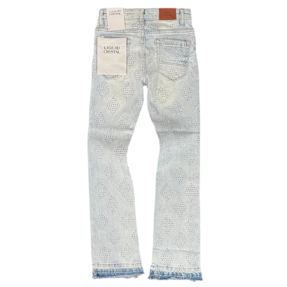 Kids Liquid Crystals Diamond Crystals Denim (Ice Blue) JTF2317KB