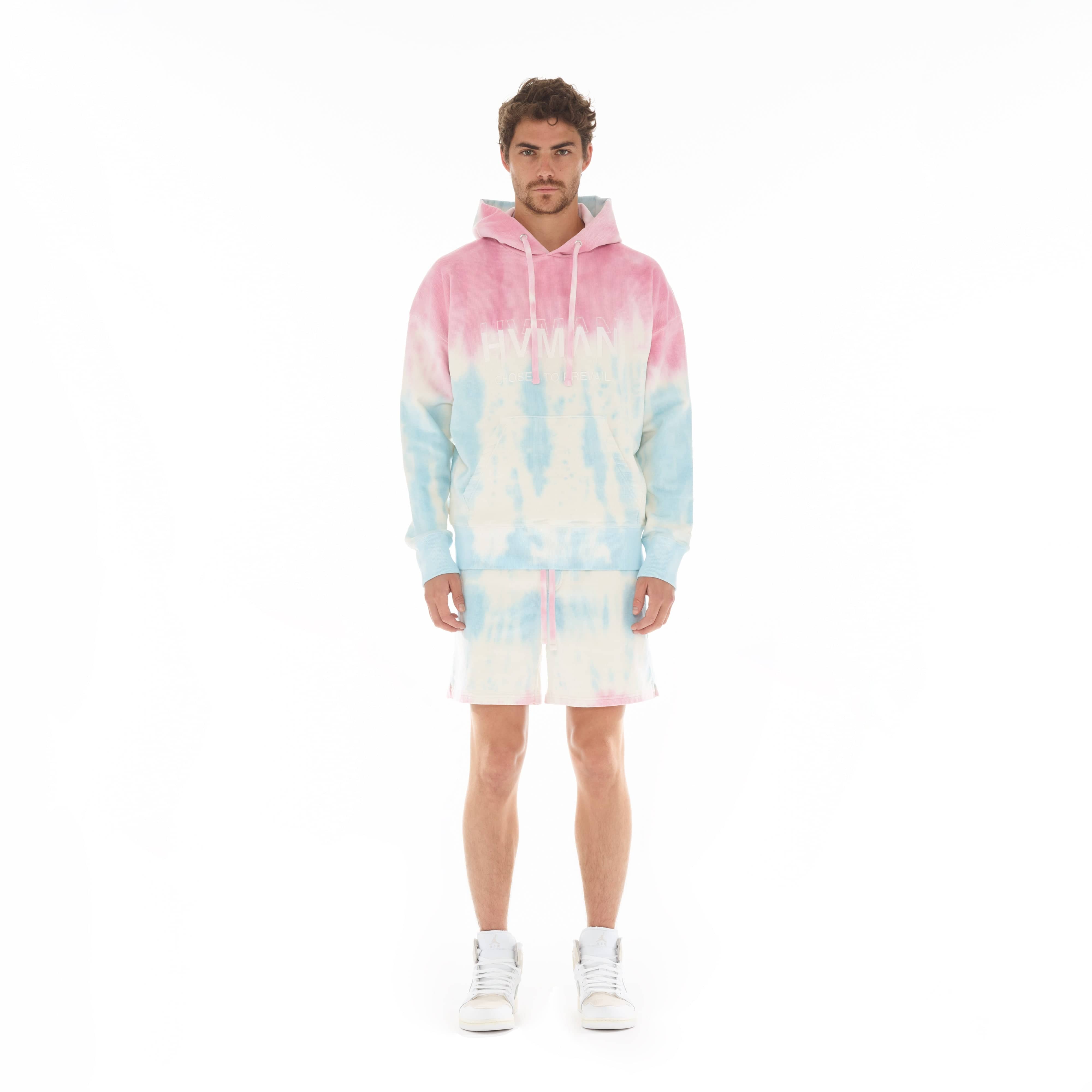 SWEATSHORTS IN TYE DYE