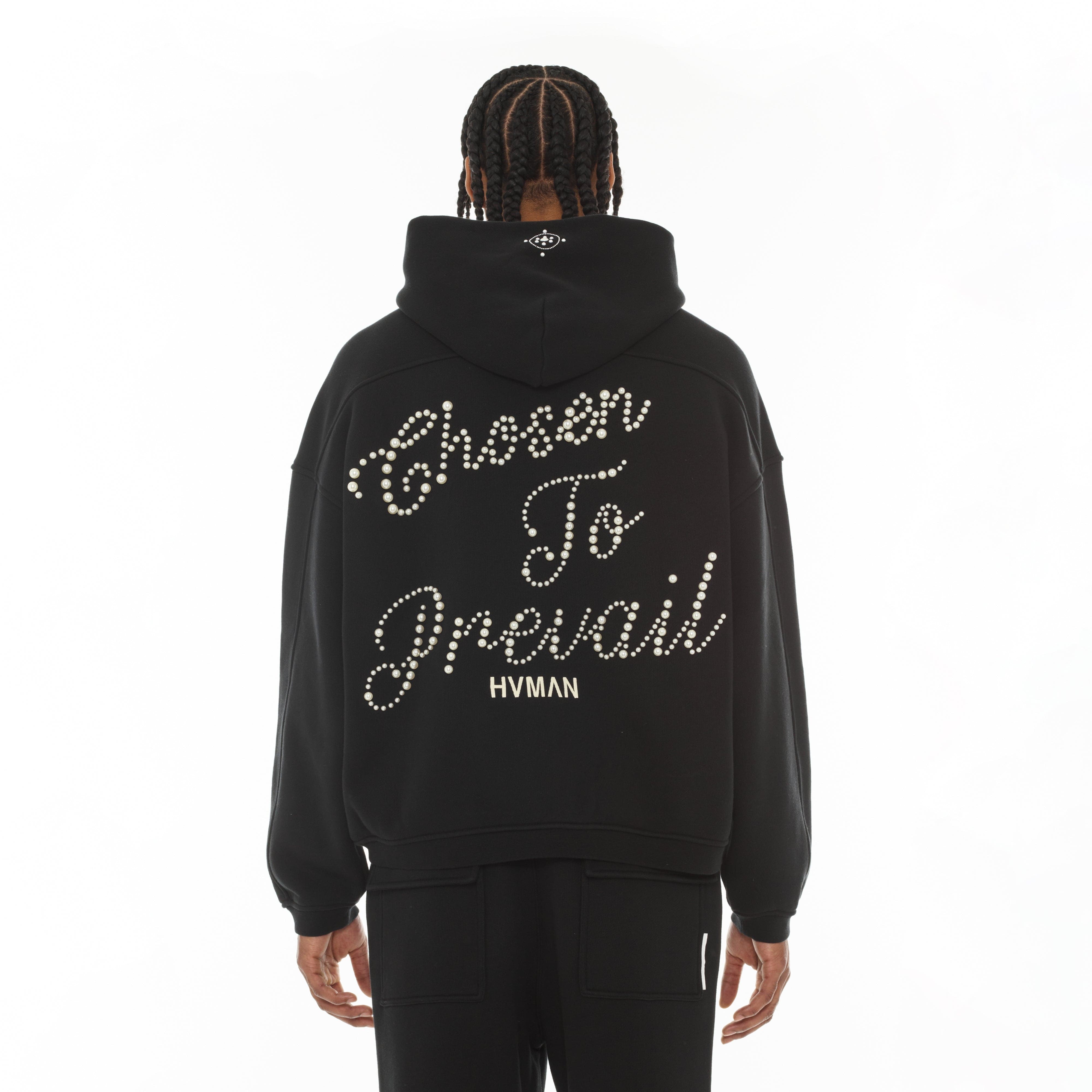 Hvman's Full Zip Sweatshirt in Black