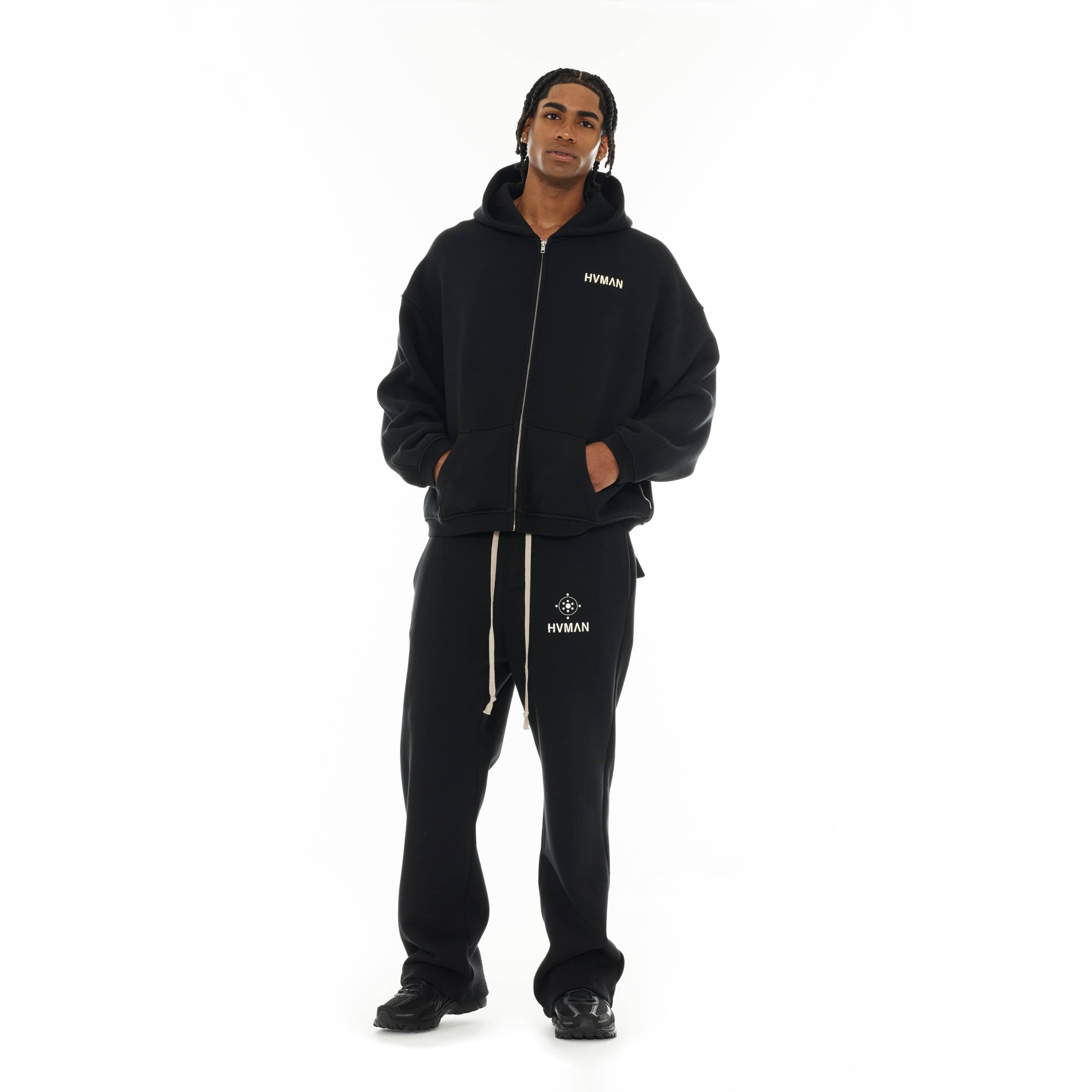 Hvman's Oversized Sweatpants in Black