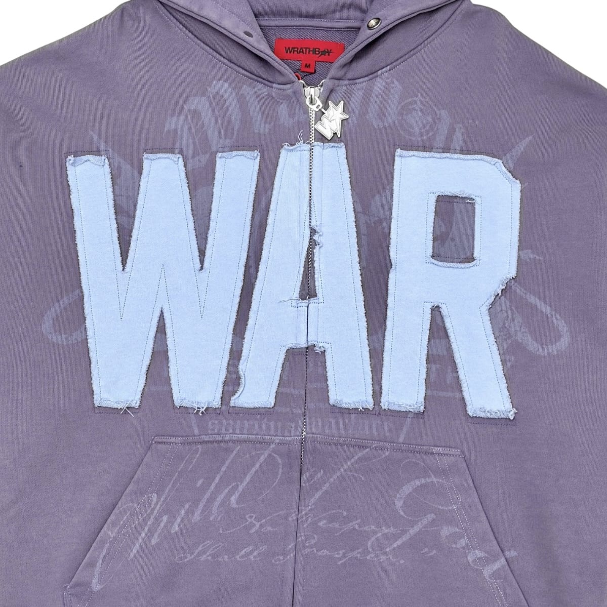 Wrathboy Hard To Kill Hoodie (Light Purple) WB05-168-PUR