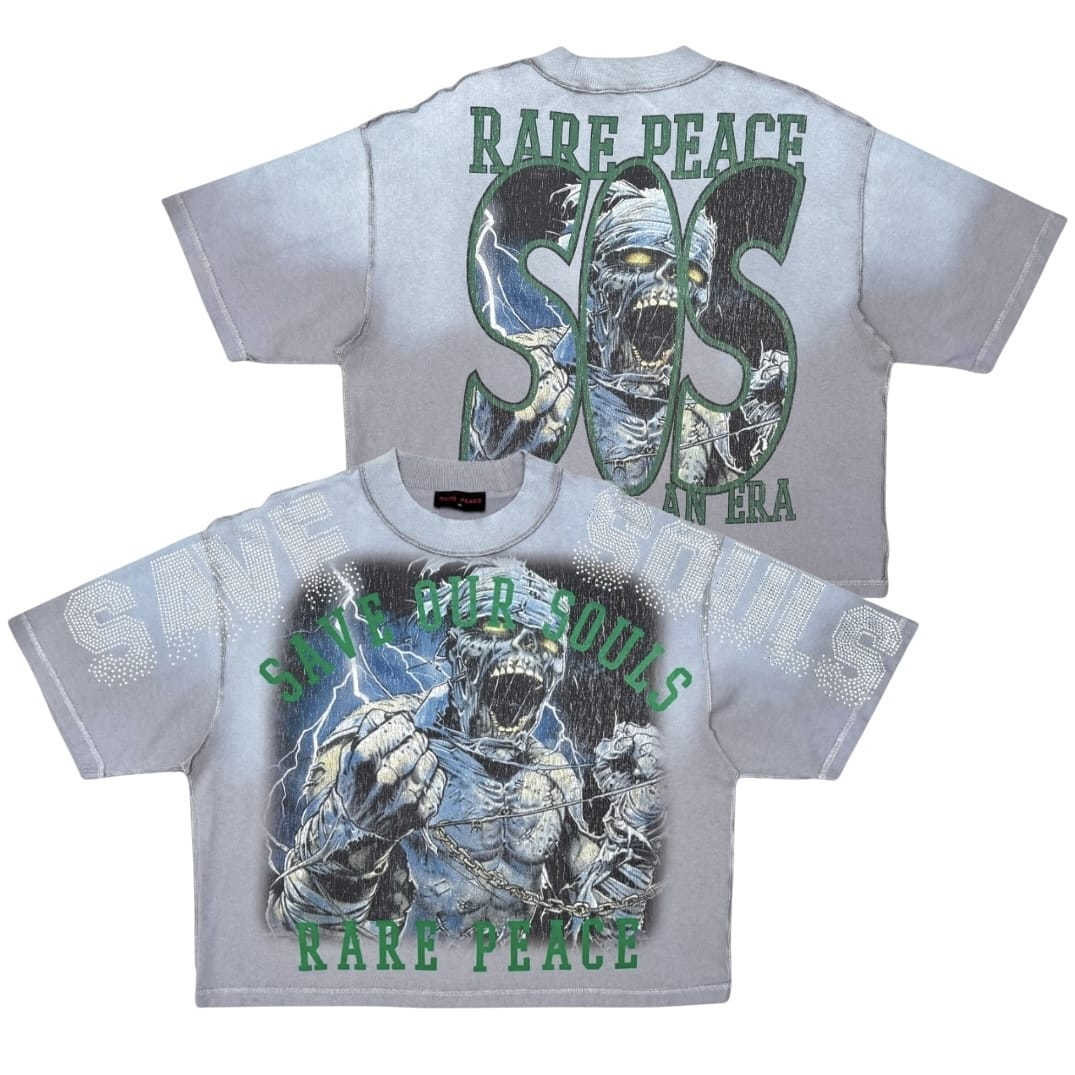 Rare Peace Save Our Souls Tee (Grey) RT6010