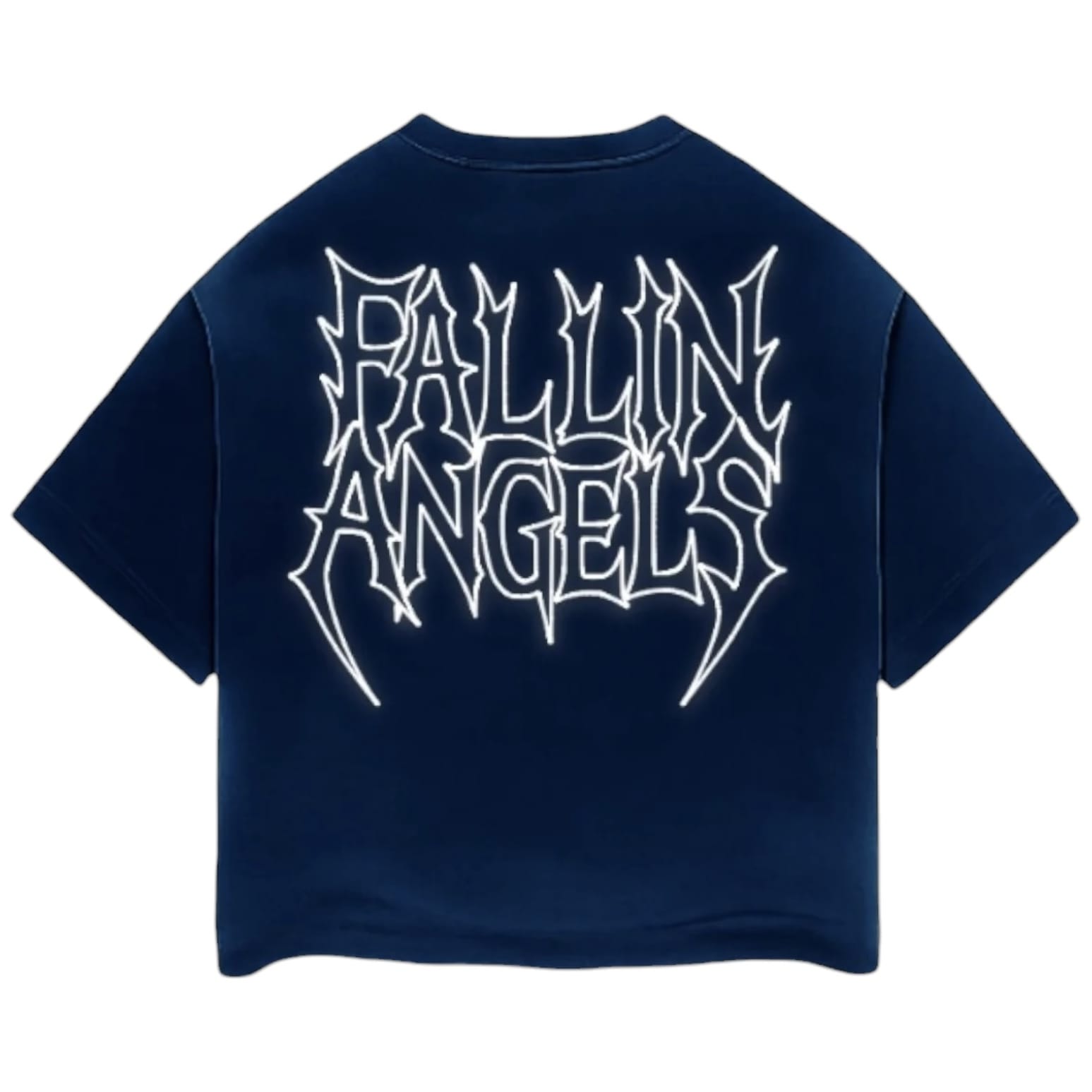 Shattered Hearts Fallin Angels Tee (Navy)