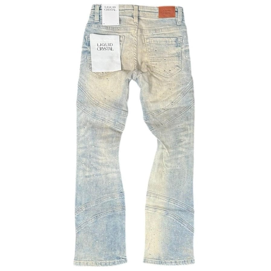 Kids Liquid Crystals Sharp Stacked & Crystal Jean (Iced Lager) JTF2333KB