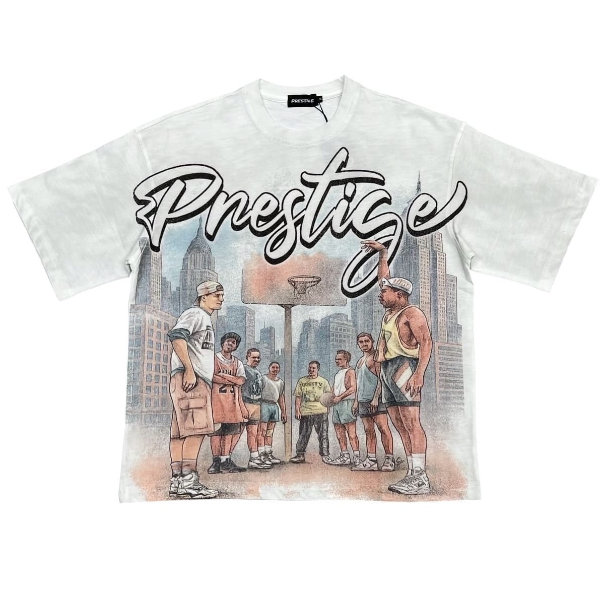 Prestige Collection White Man Can't Jump Tee (Off White)