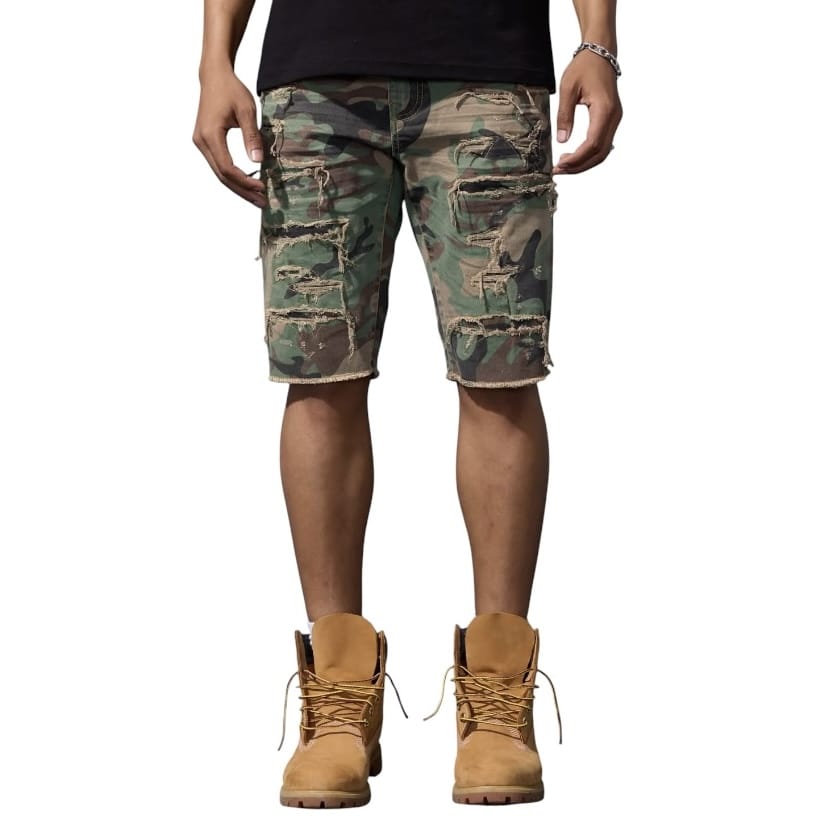 Jordan Craig OG Tulsa Camo Twill Shorts (Vintage Camo) J3228SC