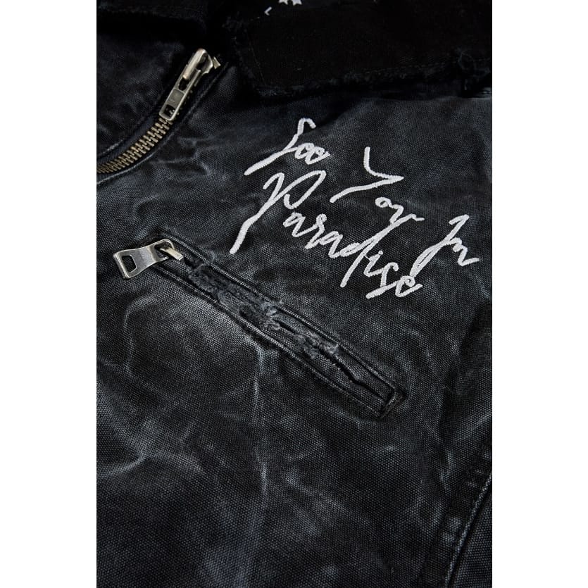 See You In Paradise Lucid Dreams Work Jacket (Vintage Black) 91671