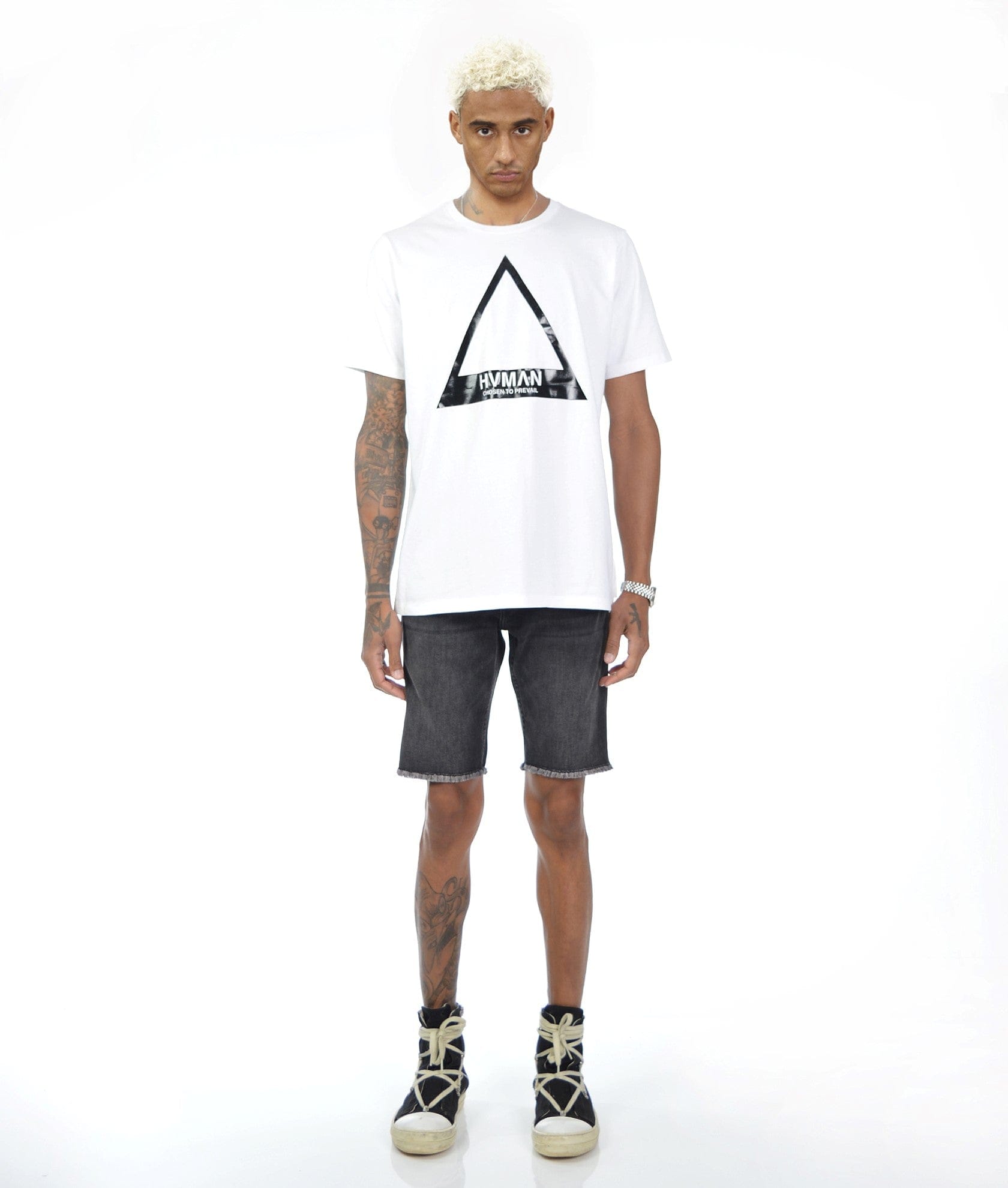 MERO SLIM SHORT STRETCH IN BLACK