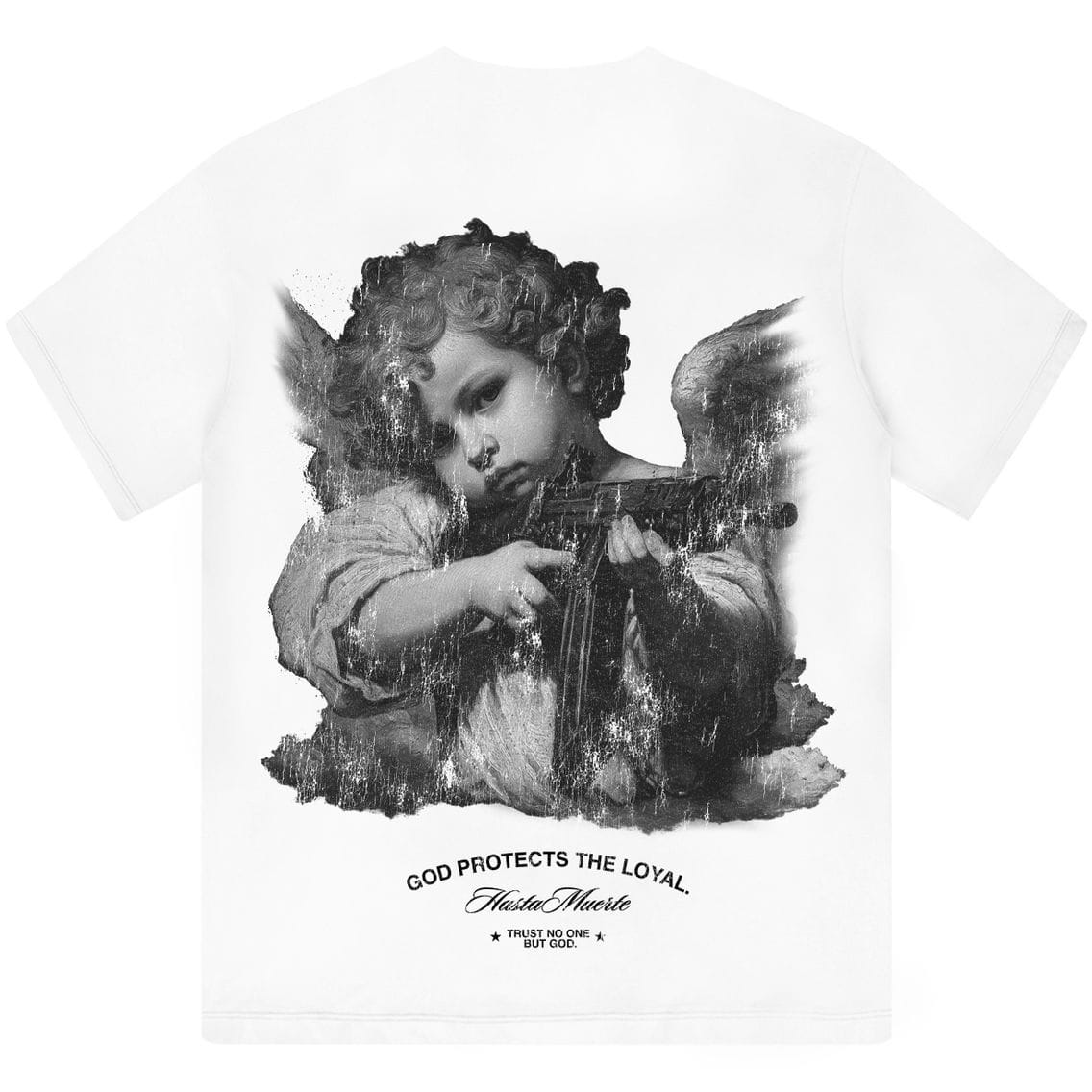 Hasta Muerte Angel Shooter Tee (White)