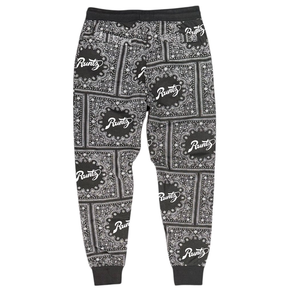 Runtz Paisley Sweatpant (Black) - 321-33683