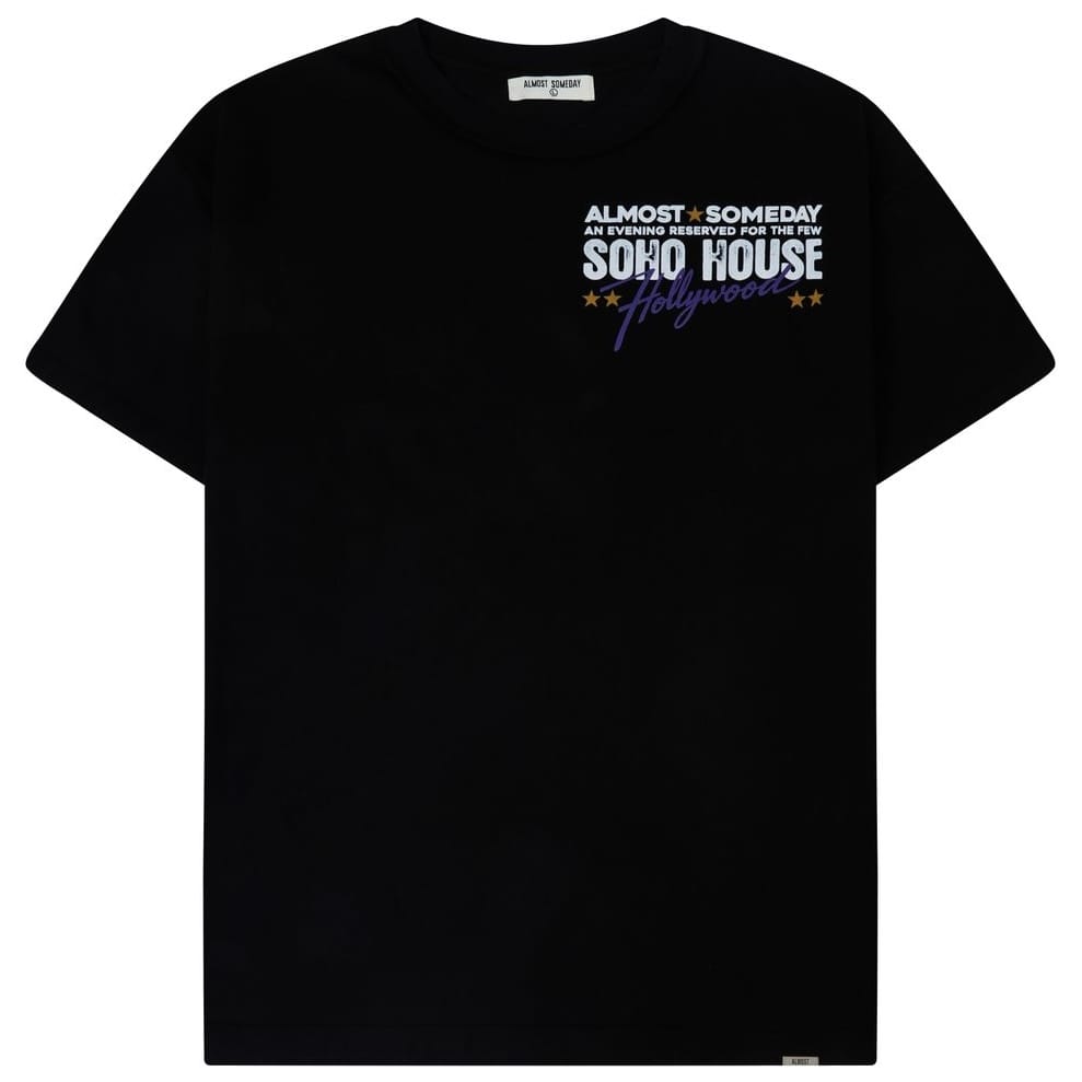 Almost Someday Soho Tee (Jet Black) AS-FALL26-008