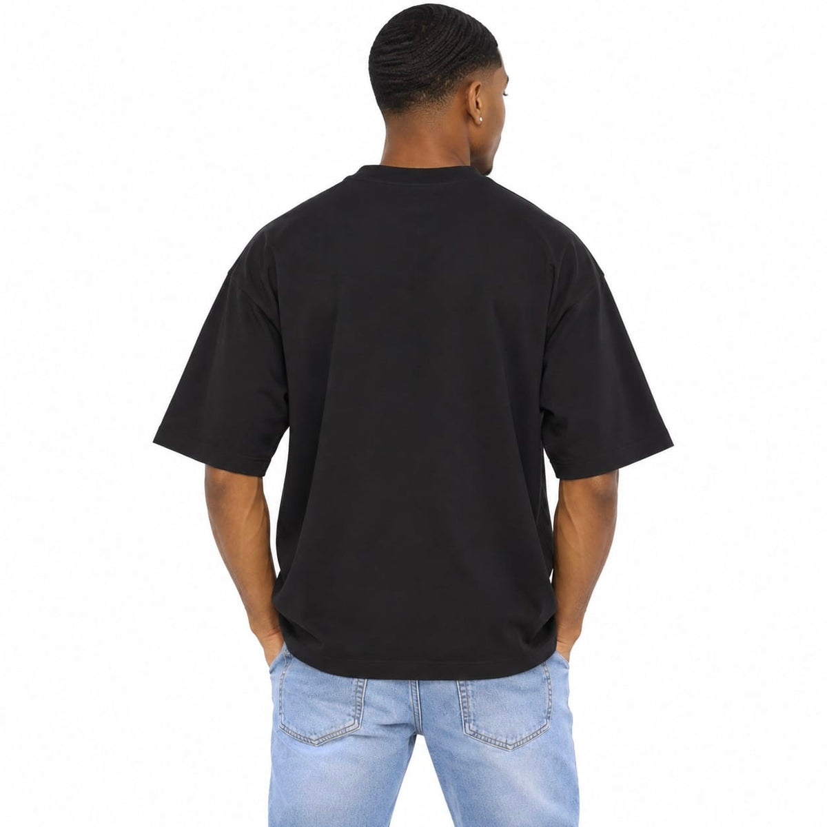 Cult Of Individuality Oversized SS Crewneck Tee (Black) 626BC-K97A