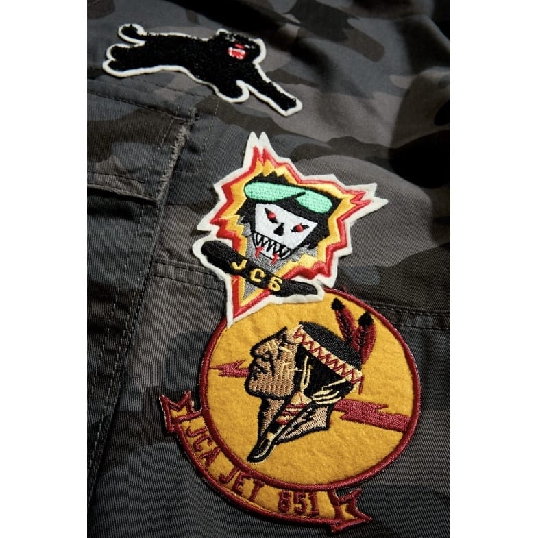 Jordan Craig Retro War Angel Cargo Shorts (Black Camo)