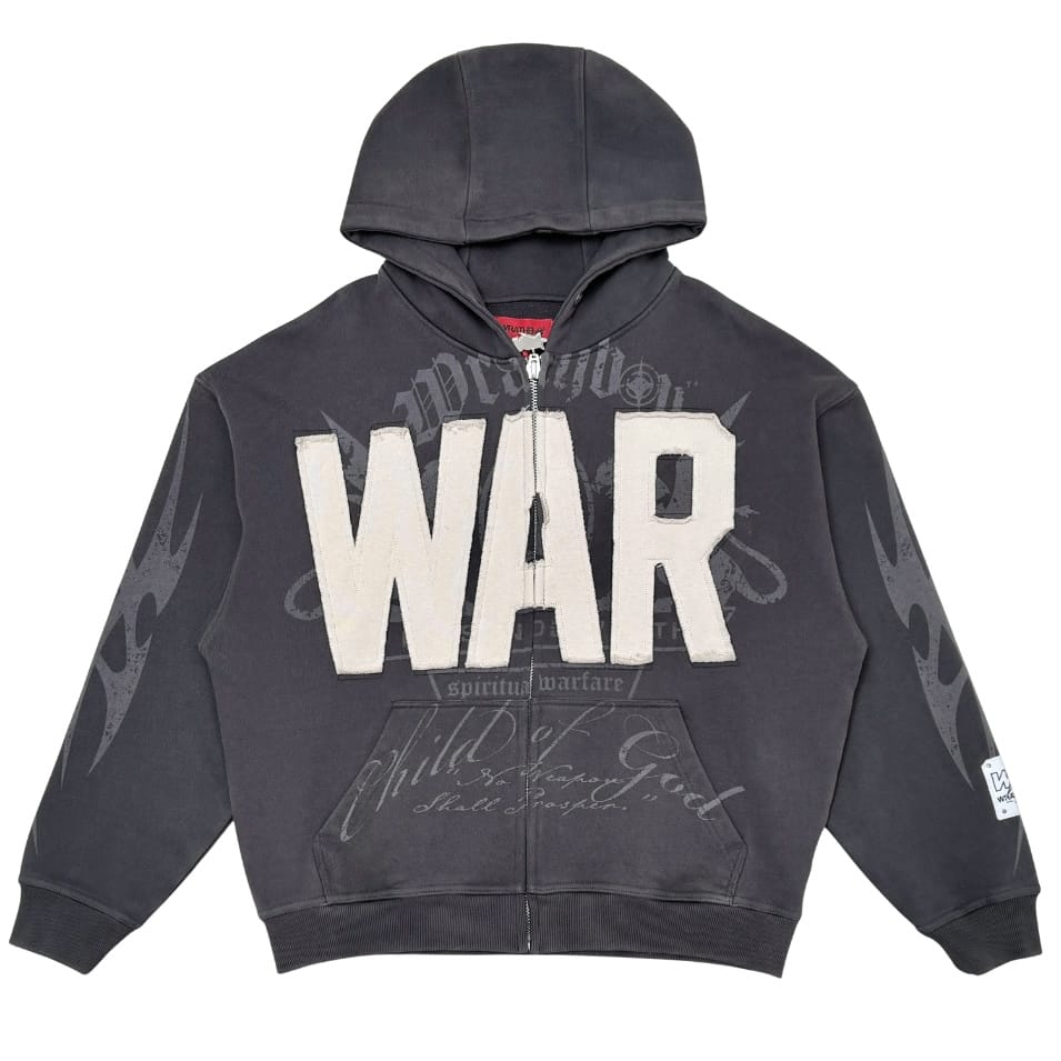 Wrathboy Hard To Kill Hoodie (Black Wash) WB05-168-BLK