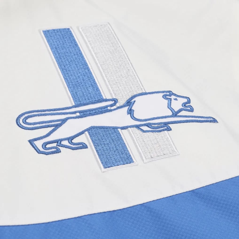 Mitchell & Ness Detroit Lions Head Coach Lw Anorak Windbreaker (Blue)