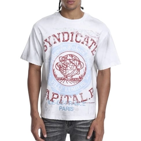 The Syndicate Capital P Tee (White)