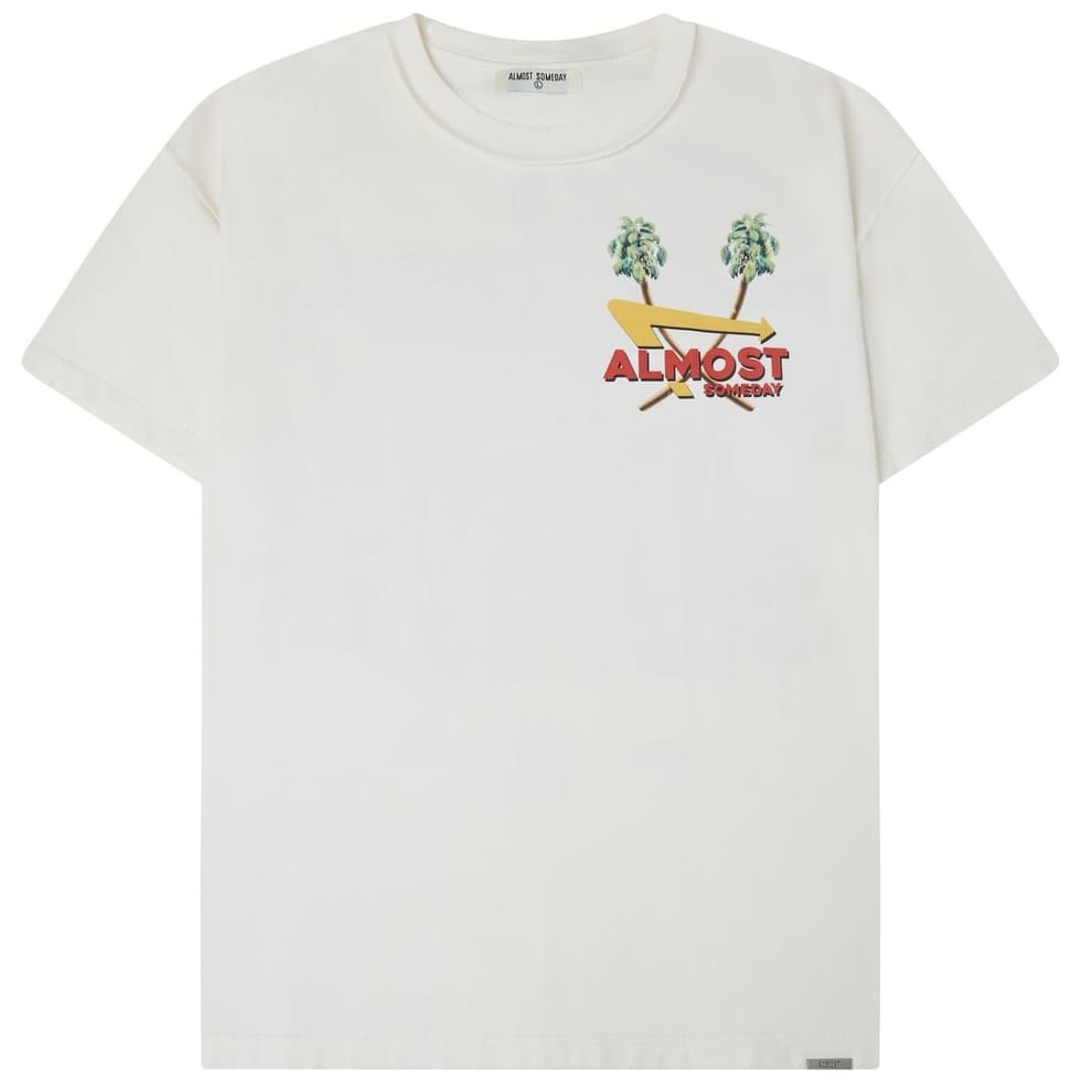 Almost Someday Drive Thru Tee (Cream) AS-FALL26-006