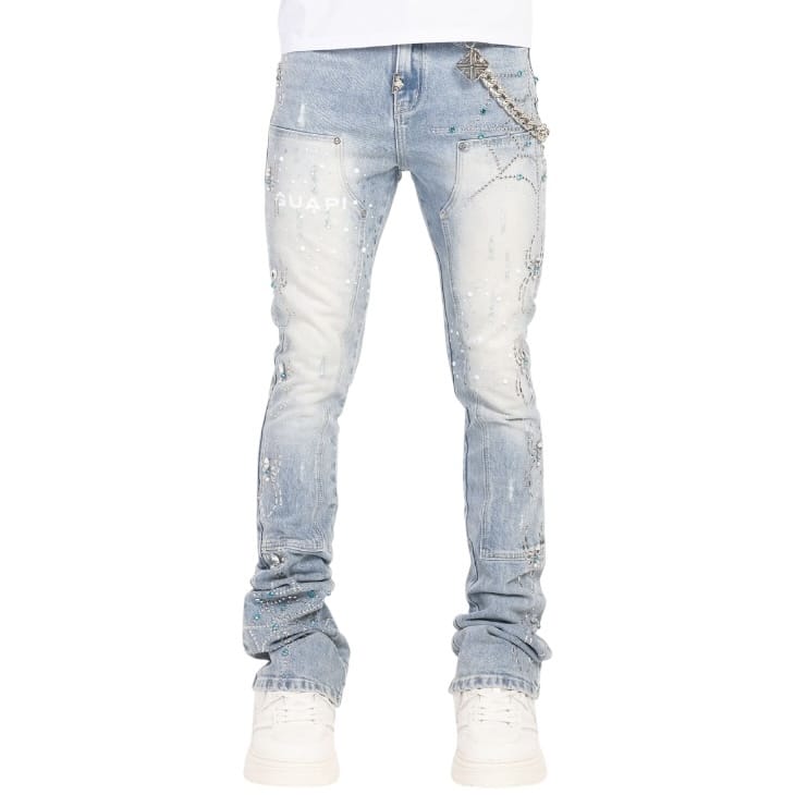 Guapi Spider Denim Jean (Aqua Blue) 836ABSD