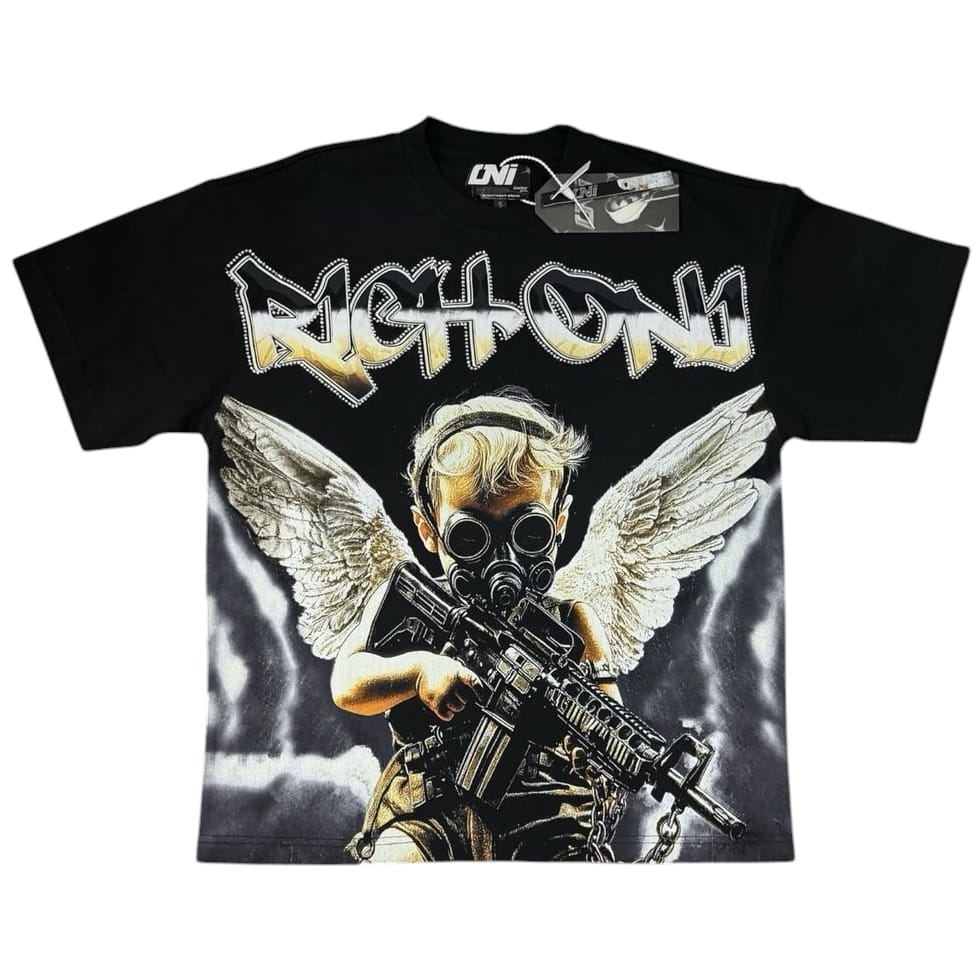 Rich Oni War Angel Tee (Black) RO-T-2018
