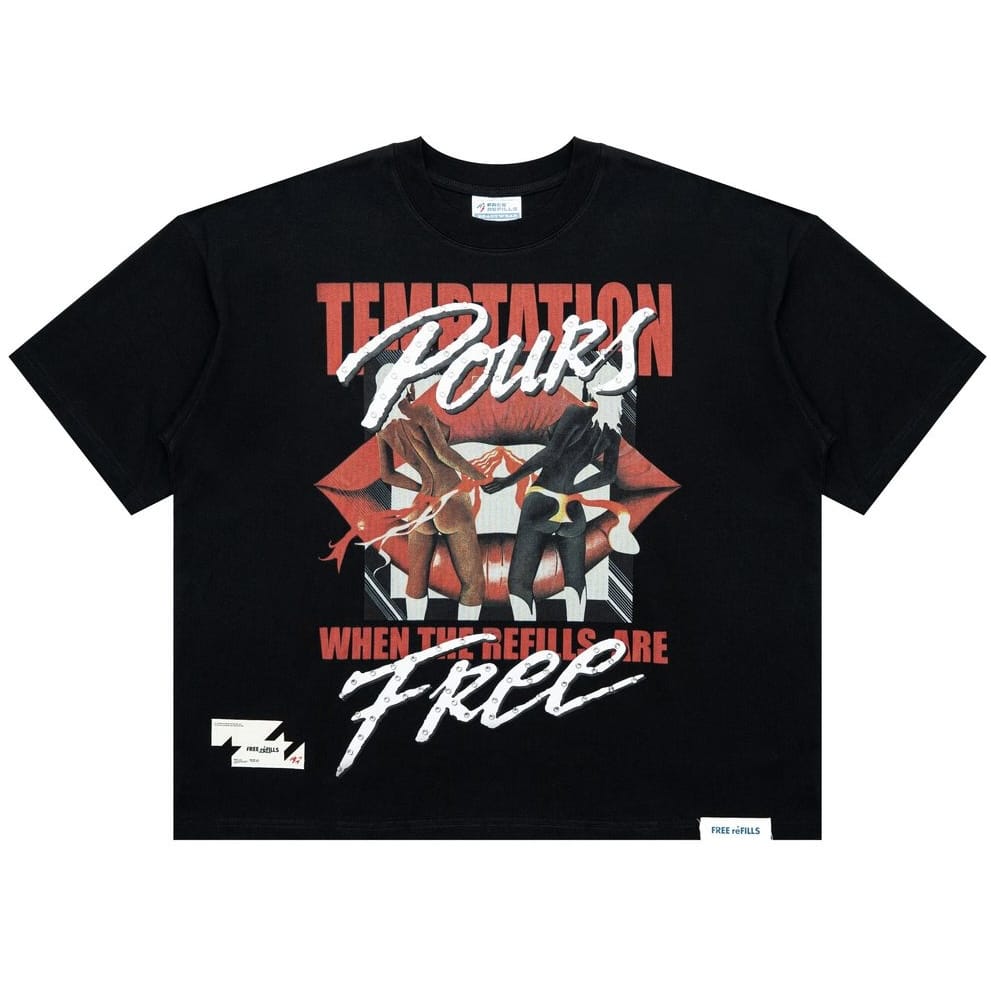 Free Refills Temptation Tee (Black) FR-S26-100