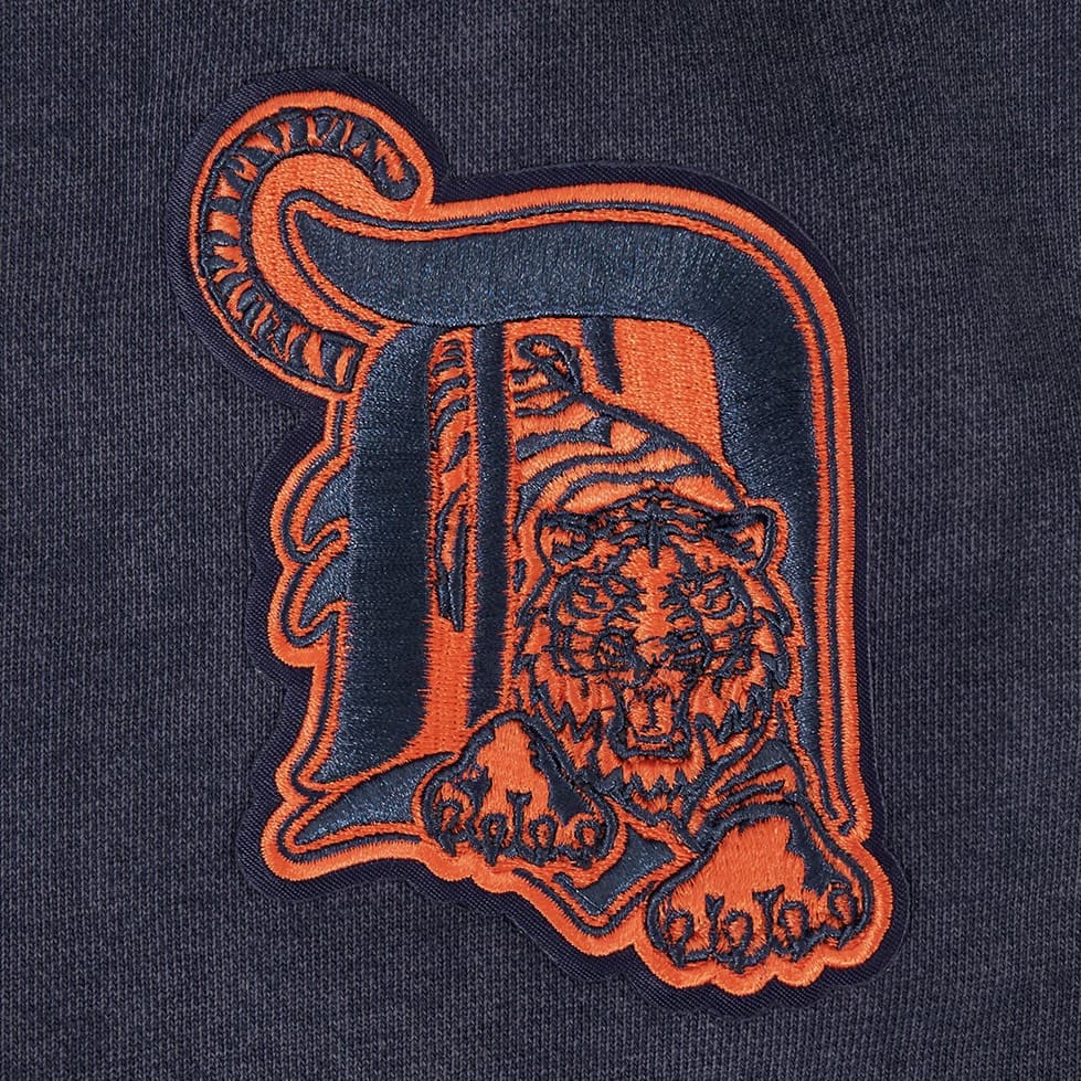 Pro Standard Detroit Tigers First Team Fleece Hoodie (Washed Midnight Navy)