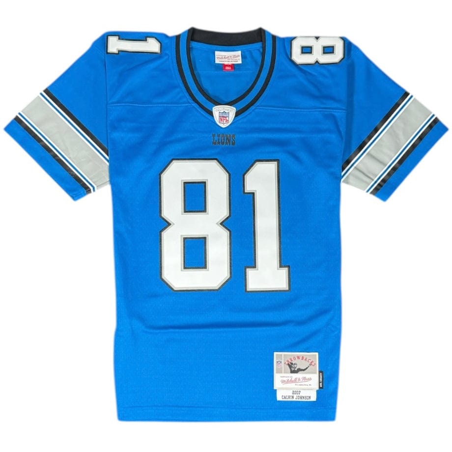 detroit lions gear Mitchell & Ness Detroit Lions 2007 Calvin Johnson Legacy Jersey XL