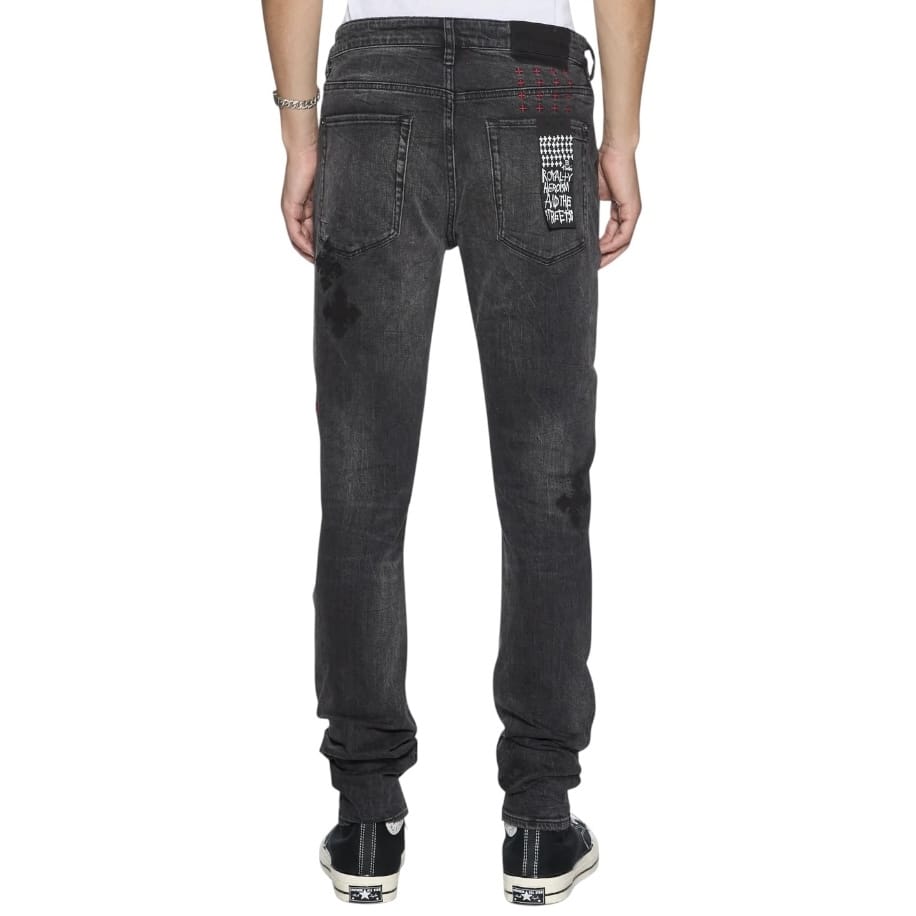 Ksubi Van Winkle Blakk Metal Paise Denim Jean (Black) MPF26DJ010