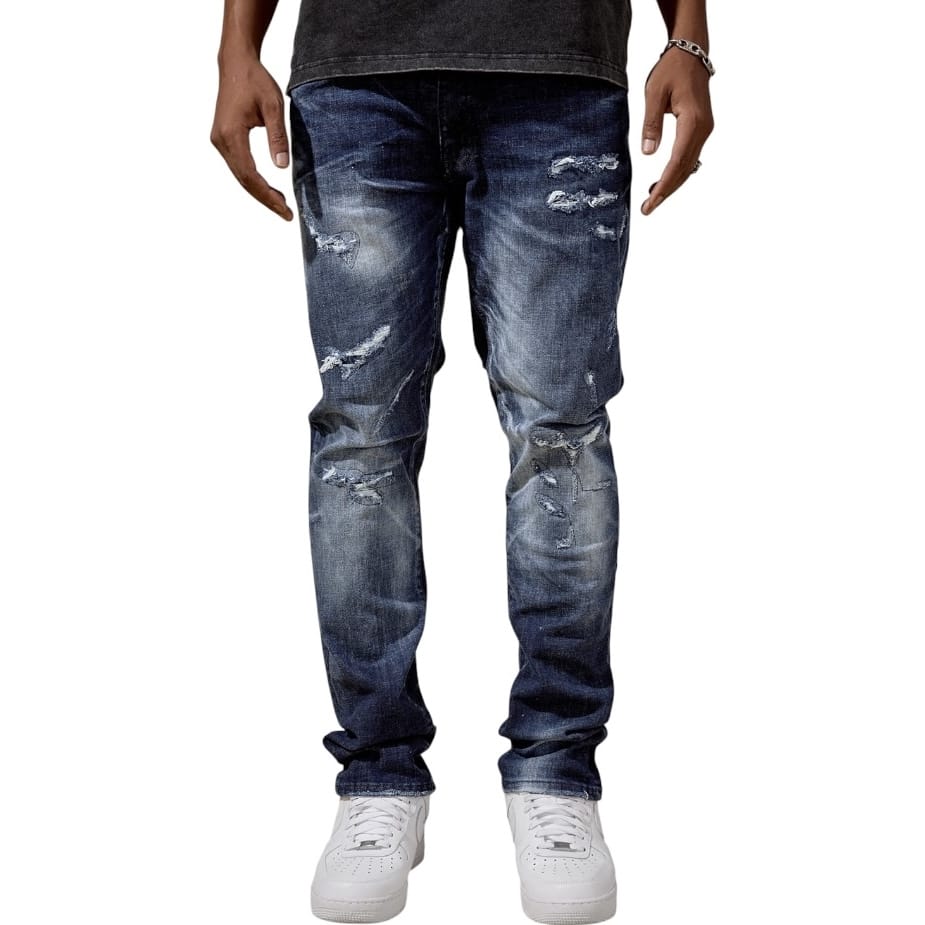 Jordan Craig Collins Straight Fit Geostorm Denim (Aged Wash) JC2400