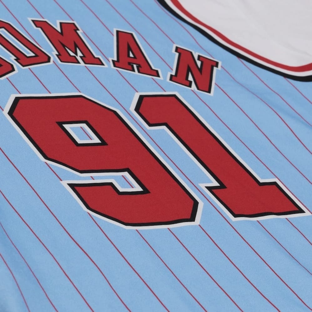 Mitchell & Ness Chicago Bulls 1995-96 Best In Class Jersey Tee (Lt. Blue)