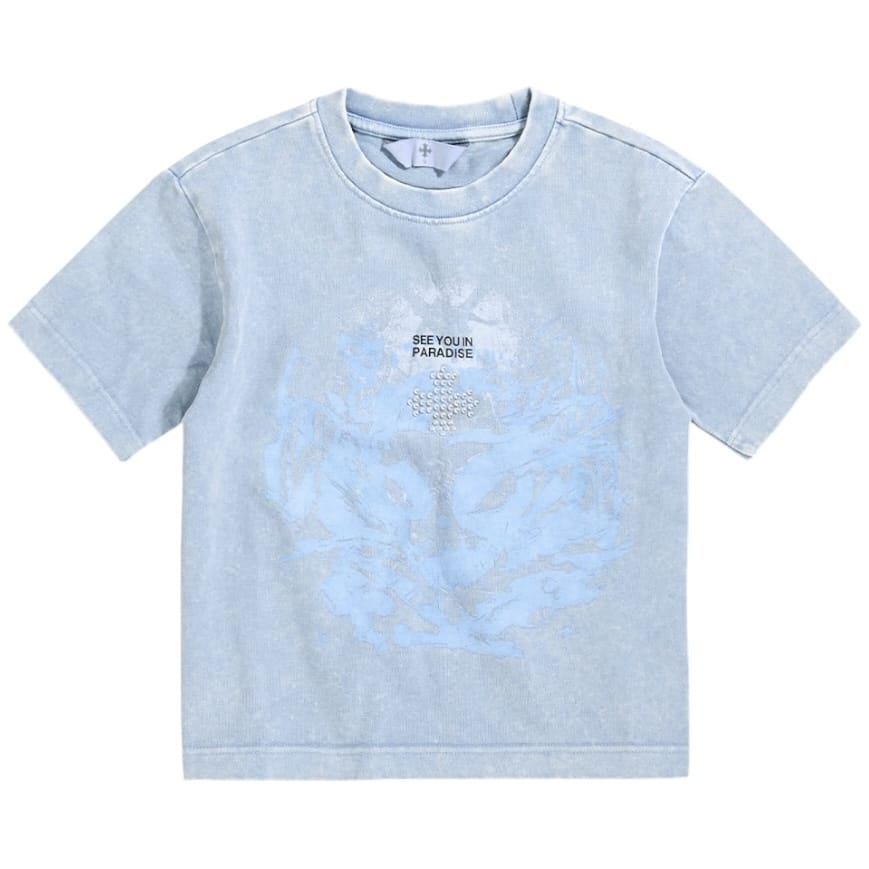 Kids See You In Paradise Reckoning Tee (Ice Blue) 9192AKB