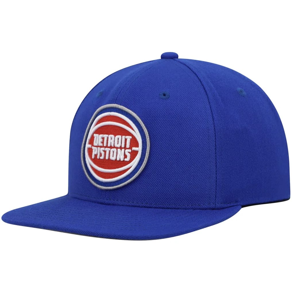 Mitchell & Ness NBA Detroit Pistons Team Ground 2.0 Snapback (Blue)